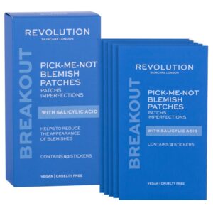 Revolution Skincare Breakout Pick-Me-Not Blemish Patches   With Salicylic Acid 60 pc