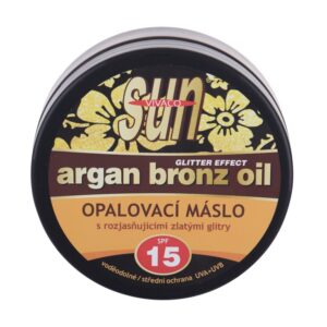 Vivaco Sun Argan Bronz Oil   Glitter Effect SPF15 200 ml
