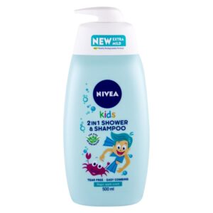 Nivea Kids 2in1 Shower & Shampoo   Magic Apple Scent 500 ml