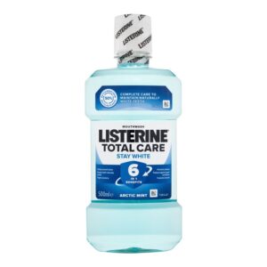 Listerine Total Care Stay White Mouthwash   6 in 1 500 ml