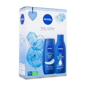 Nivea Feel Good  Shower Gel Creme Care 250 ml + Body Milk Rich Nourishing 250 ml   250 ml