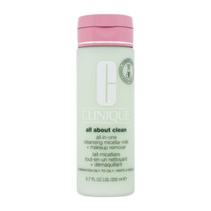 Clinique All About Clean Cleansing Micellar Milk + Makeup Remover   Combination Oily To Oily 200 ml