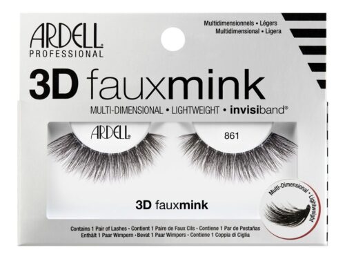 Ardell 3D Faux Mink 861  Black  1 pc