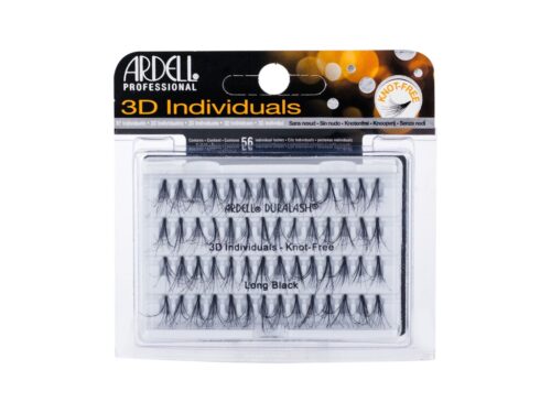 Ardell 3D Individuals Duralash Knot-Free  Long Black  56 pc