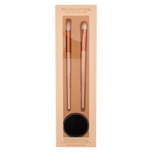 Makeup Revolution London Define & Blend  Define and Blend Set with Colour Switching Sponge, 2 pieces of Brushes   1 pc