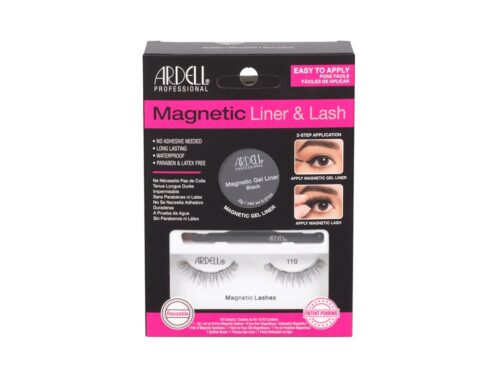 Ardell Magnetic Liner & Lash Magnetic Lashes 110 1 pair + Magnetic Gel Line 2 g Black + Liner Brush 1 pc Black 110 1 pc